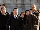 奥巴马参观北京故宫博物院