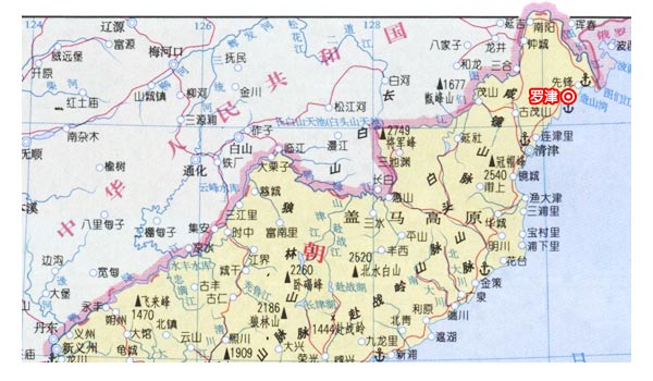 朝鲜升级罗先市为第三个直辖市与中俄接壤
