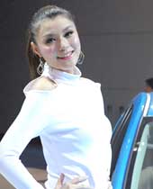 2010重庆车展美女模特