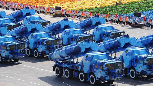 阅兵方队:岸舰导弹方队