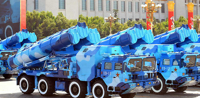 阅兵方队:岸舰导弹方队