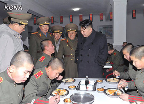 朝鲜部队的伙食图片